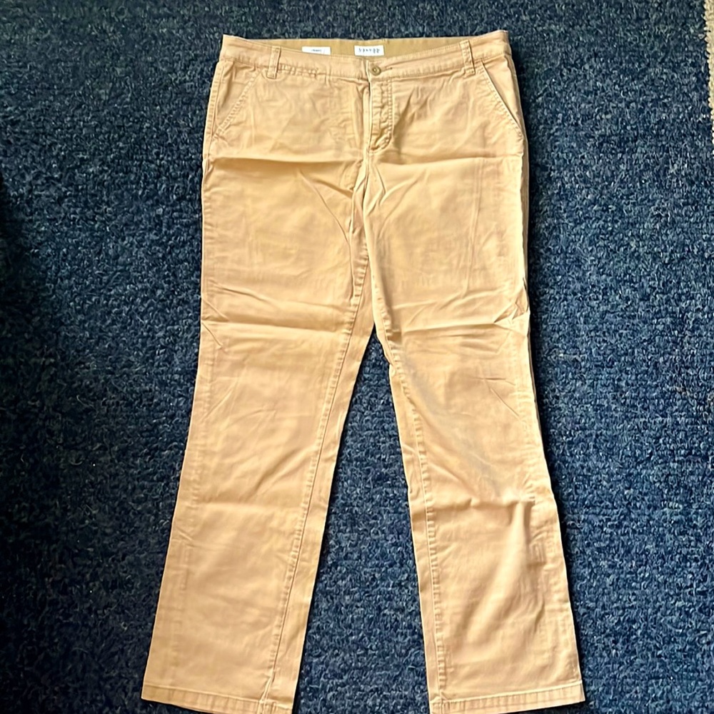 St Johns Bay Straight Leg chino style pants